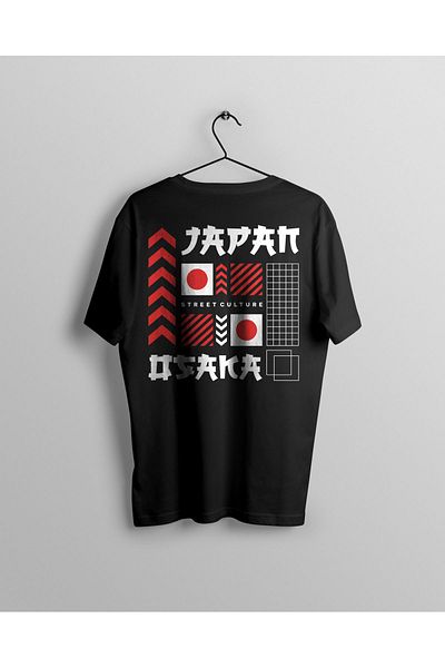 Let's Wear Ανδρικό T-Shirt Premium - Ιαπωνικό εμπριμέ, λαιμόκοψη
