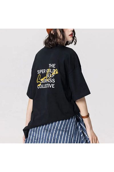Let's Wear Μπλουζάκι Super Cold Oversize