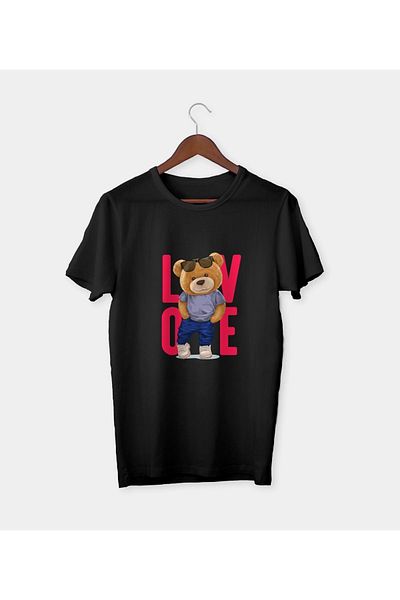 Let's Wear Μπλουζάκι με στάμπα Love Oversize Design