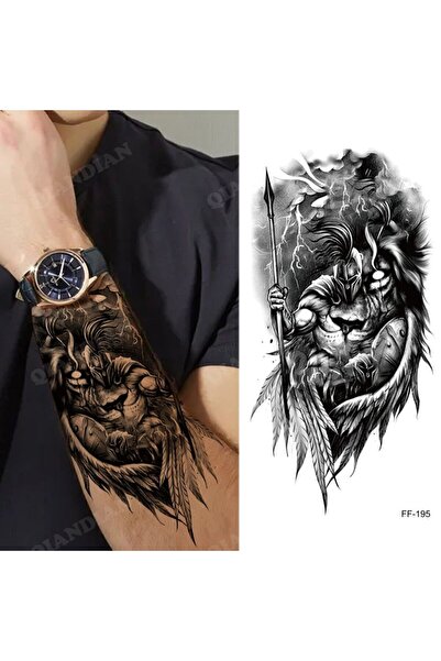 Tattoo Gerçekçi Gladyatör Geçici Dövme Tattoo