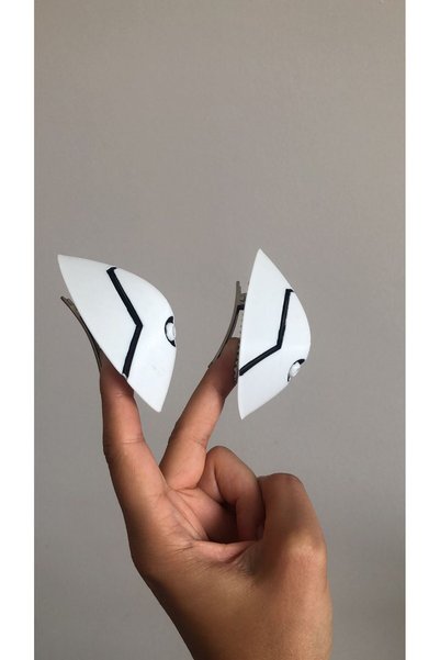 Sence Tasarım Rei Ayanami Hair Clip |   Neon Genesis Evangelion Cosplay |   Rei Ears
