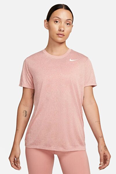 Nike Dri Fit Short-Sleeve Tee Kadın Pembe Kadın Kısa Kol T-Shirt