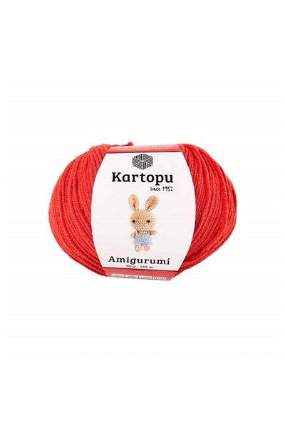 Kartopu Amigurumi Βαμβακερό Παιχνίδι Punch Punch Πλεκτό Σχοινί Ρόδι K1170 50 γρ.