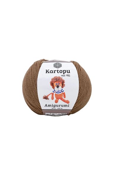 Kartopu Amigurumi Cotton Toy Punch Παντζ Πλεκτό Σχοινί Γαλακτοκομικός Καφές K885 50 γρ.
