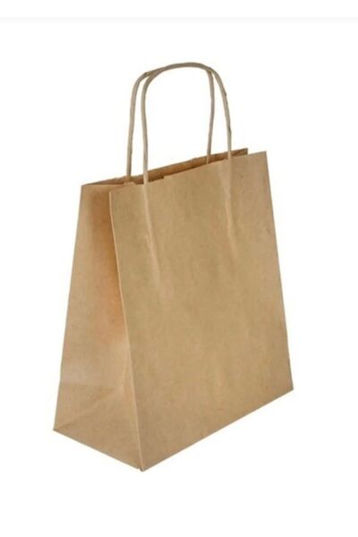 AYEZ AMBALAJ كيس كرافت 25x12x31 (100 قطعة) (حقيبة ورقية)