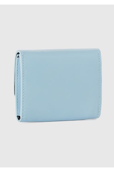 United Colors of Benetton Light Blue Logo Detailed Women's Handbag - Small Square
