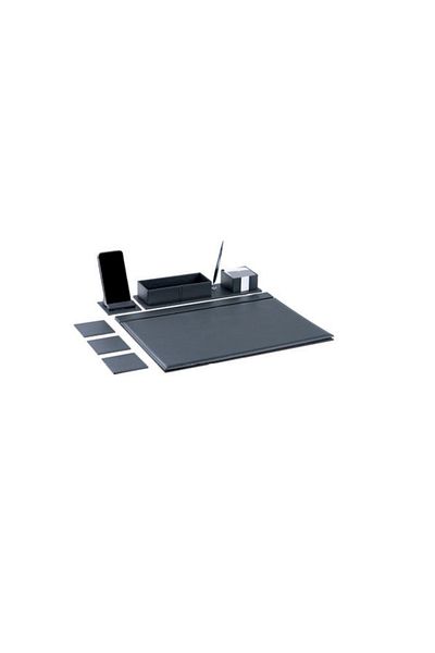 Gıpta Lucas 6 Piece Black Desk Set - 8127