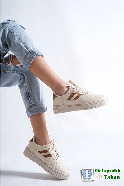 Moda Değirmeni Бежово - Дамски въздушни маратонки Md1147-101-0001