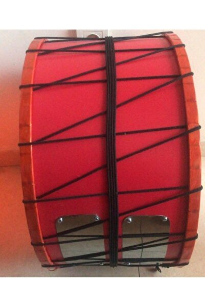 Raks Kontra Renkli Led Işıklı Davul  Kırmızı