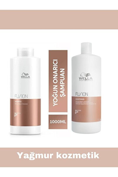 Wella Fusion Şampuan 1000ml.& Fusion Conditioner 1000ml.