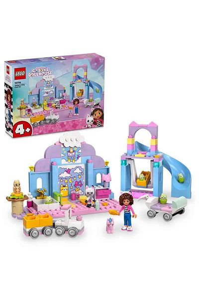LEGO 4+ غرفة العناية بالقطط غابي لبيت الدمى غابي 10796 - للأطفال من سن 4 سنوات فما فوق