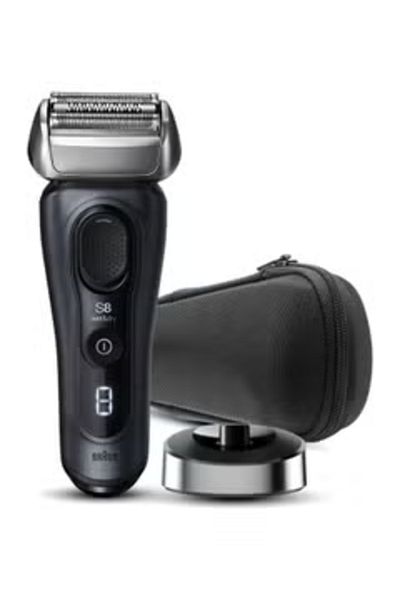 Braun Series 8 Smart Sonic, Adapts your beard, 8D Flex head, Precise trimming, Charging stand -8413s