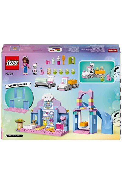 LEGO 4+ غرفة العناية بالقطط غابي لبيت الدمى غابي 10796 - للأطفال من سن 4 سنوات فما فوق