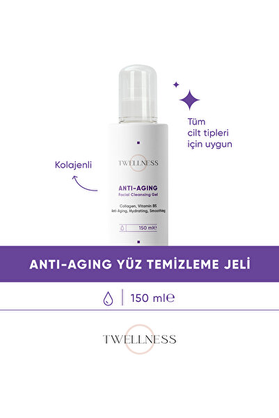 Twellness Kolajen Gençleştirici Yüz Temizleme Jeli - 150 Ml