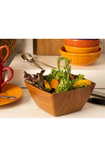 Madame Coco Renard Dorote Earth Colored Rectangular Bowl