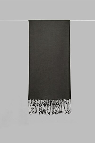 ARMANDA Silk Shawl - 100% Silk Shawl Black Khaki