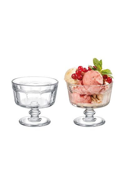 Madame Coco Perline 4-Piece Ice Cream Bowl Set - 235 ml