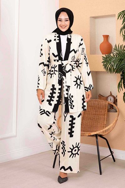 EBRUTESETTÜR Viscon Patterned Double Suit Set