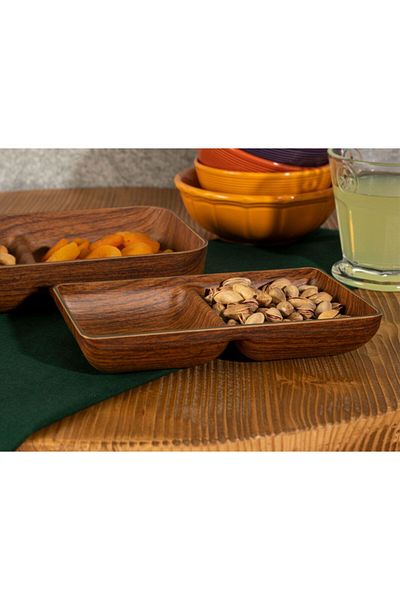 Madame Coco Renard Marivi Two Compartment Soil Snack Bowl