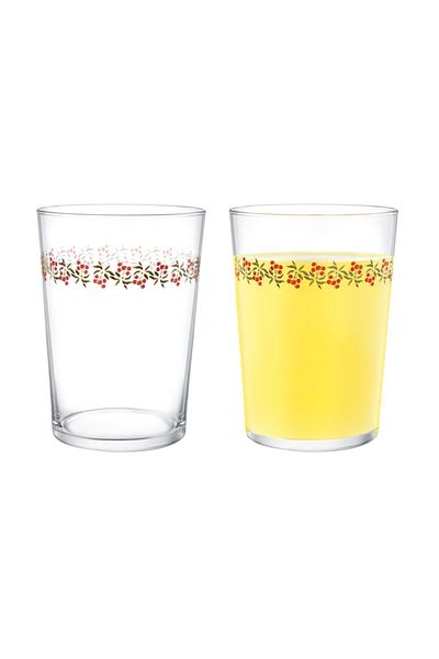 Madame Coco Pierretta-cherry Bloom 4-Piece Soft Drink Glass Set 510 ml