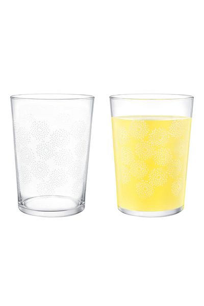 Madame Coco Pierretta-white Flowers 4-Piece Soft Drink Glass Set 510 ml