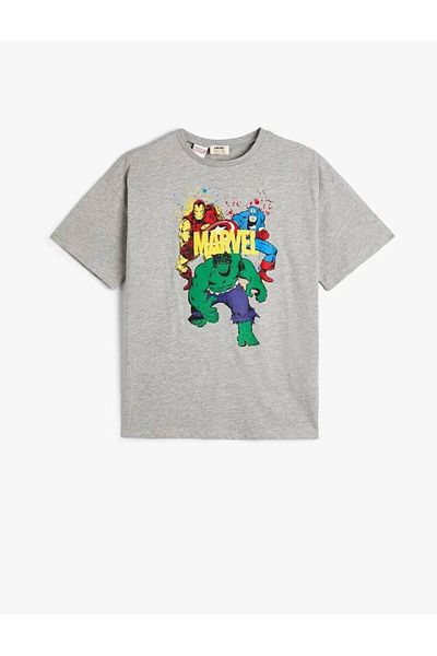 Koton Graues T-Shirt für Jungen - 4skb10316tk
