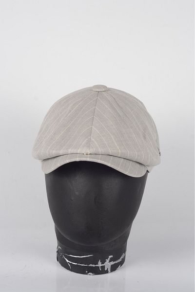 Armalı Şapka British 8 Piece 100% Cotton Striped Summer Cap Hat