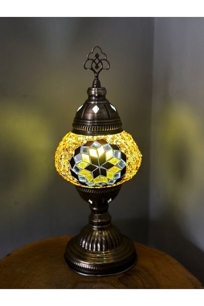 CYL Mosaic Patterned Authentic Dress - Table and Lampshade