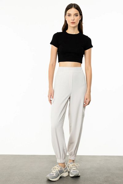 Ekol High Waist and Elastic Waist Pants