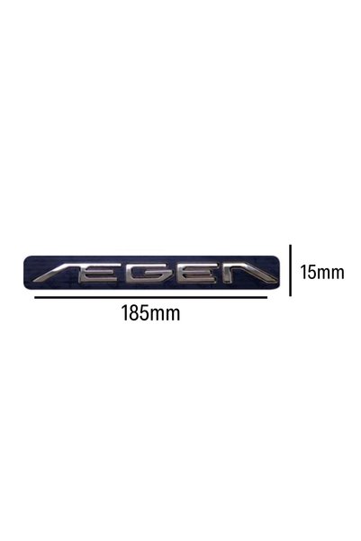 İthal Fiat Egea Trunk Lettering Egea Lettering Chrome (185mm)