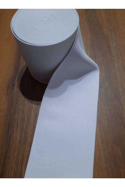 İMREN AKSESUAR Pantaloni albi cu picioare de 10 cm și elastic pentru talie 1 pachet 1 metru