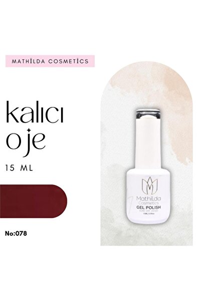 Kalıcı Oje Ruby Red - Profesyoneller Için Yüksek Pigmentasyonlu UV/LED Oje 15ml