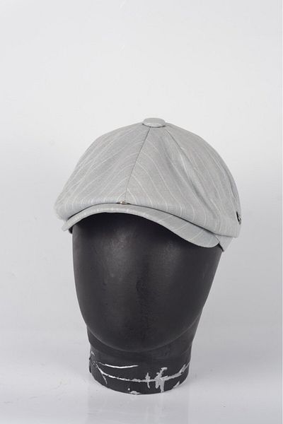 Armalı Şapka British 8 Piece 100% Cotton Striped Summer Cap Hat