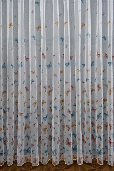 Brillant Farbateks Butterfly Метелик з малюнком Модель Кольоровий Рідкісний Плісирований Не потребує прасування Тюлеві штори