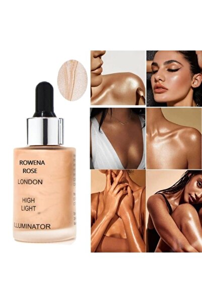 ROWENAROSE Emzikli Cam Şişe Aydınlatıcı 30ml highlıghter