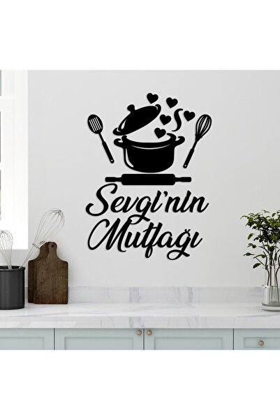 enozeli Tencereli Ve Isimli Mutfak Yazısı