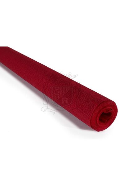 roco paper Italyan Krapon Kağıdı No:319 - Koyu Kırmızı - Red 60 Gr. 50x250 Cm