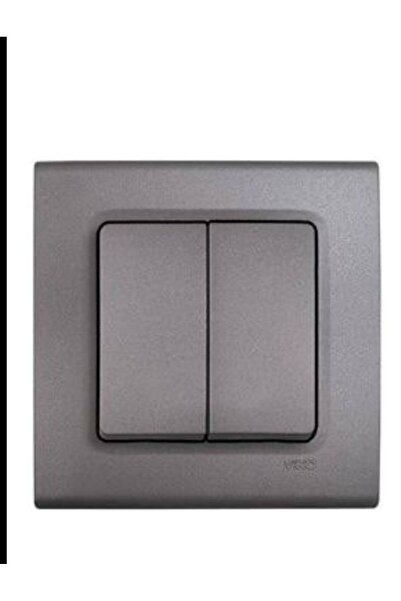 VİKO vikko linera lif granit grisi ikili anahtar