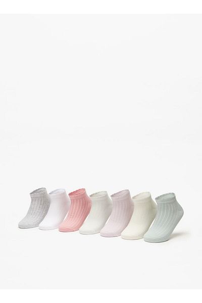 Little Missy Ankle Length Socks - Set of 7