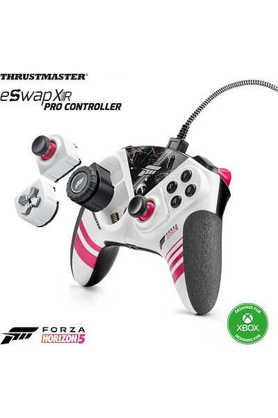 Thrustmaster ESWAP XR Pro Controller Forza Horizon 5 Edition: Wired Gamepad with Racing Wheel Module for Xbox.