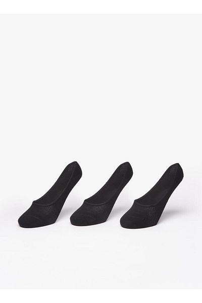 Celeste Shoemart Solid No Show Socks - Set of 3