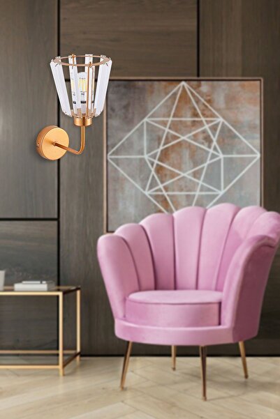 polataydinlatma ESTA KRİSTAL TAŞLI APLİK (GOLD)