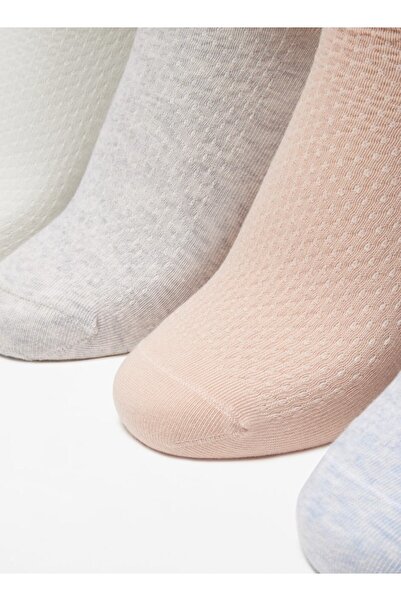Celeste Textured Ankle Length Socks - Set of 7