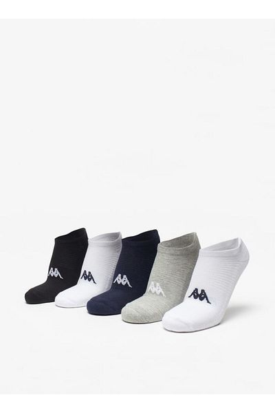 Kappa Logo Detail Ankle Length Sports Socks - Set of 5
