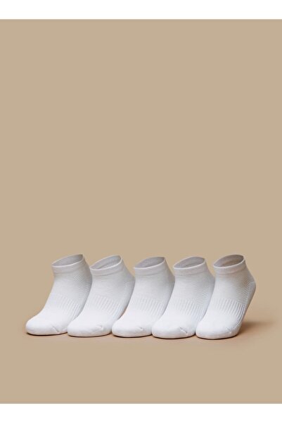 Juniors Textured Ankle Length Socks - Set of 5