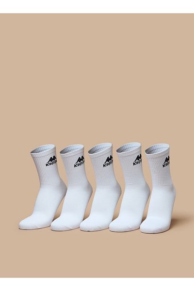 Kappa Solid Crew Length Sports Socks - Set of 5