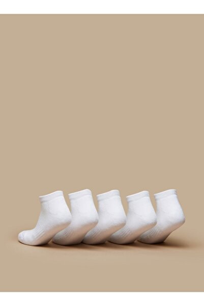 Juniors Textured Ankle Length Socks - Set of 5