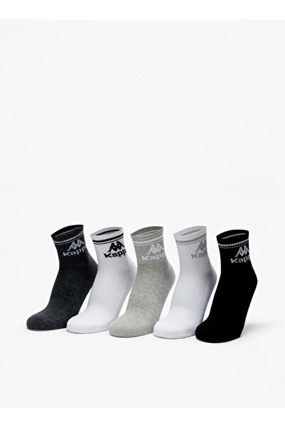 Kappa Logo Detail Crew Length Sports Socks - Set of 5