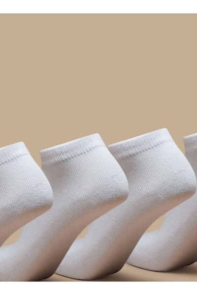 LBL by Shoexpress جوارب سادة بطول الكاحل - طقم من 5 قطع