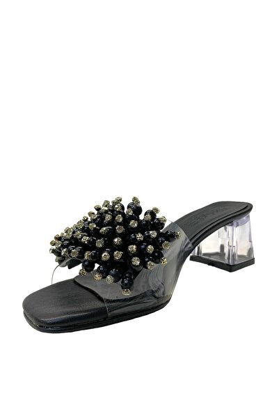 Tuğba Ortopedi Dámské večerní pantofle TH25 Black Stone